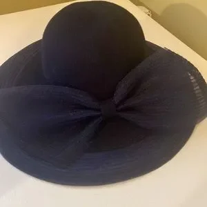 b michael N Y | Accessories | Stylish Navy Blue Wool Church 